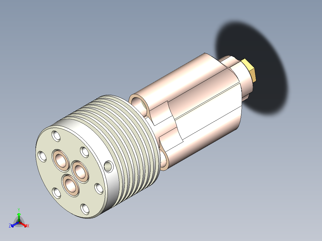 3 进 1 出数控加工热端