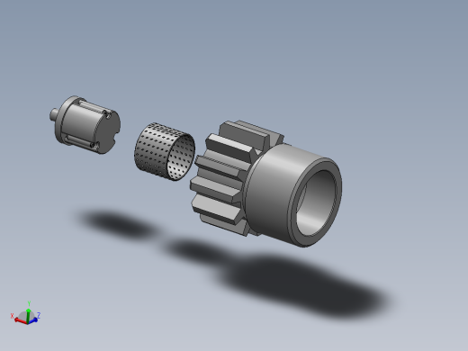 单向器齿轮铜套组件
