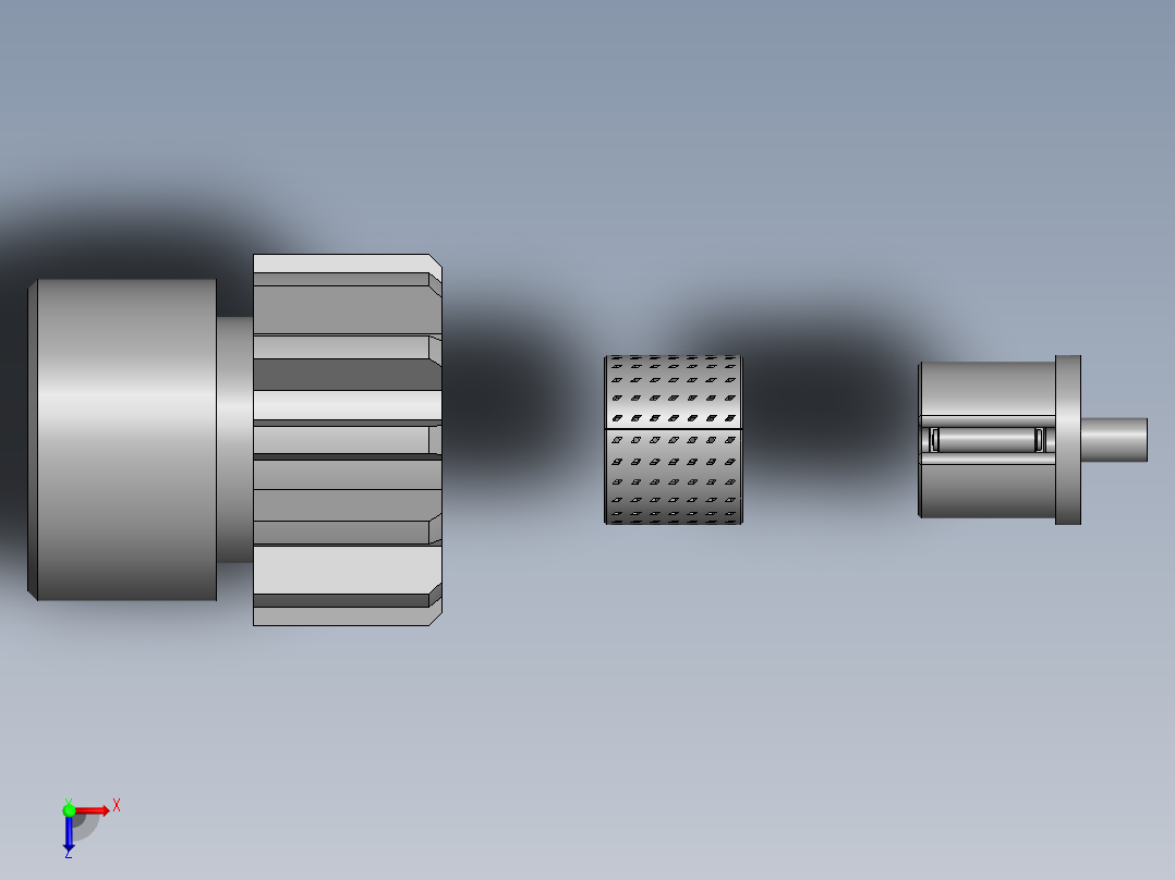 单向器齿轮铜套组件俯视图