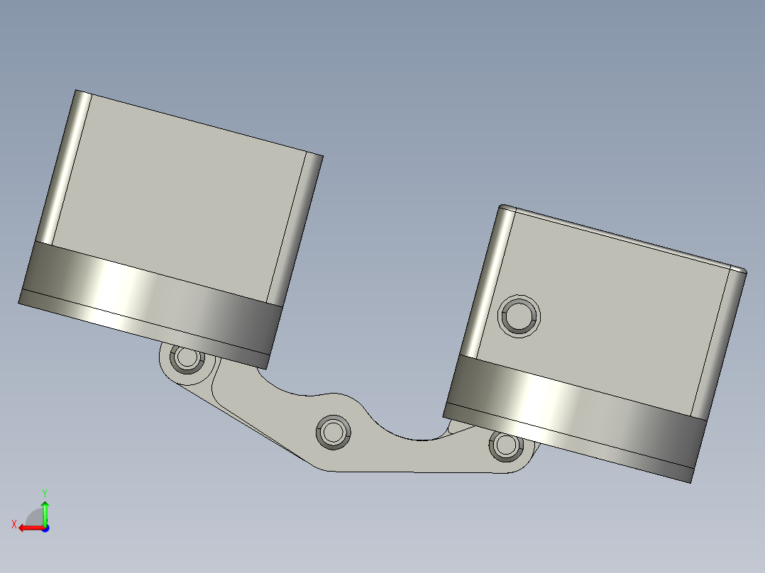 铰链合页集中后视图