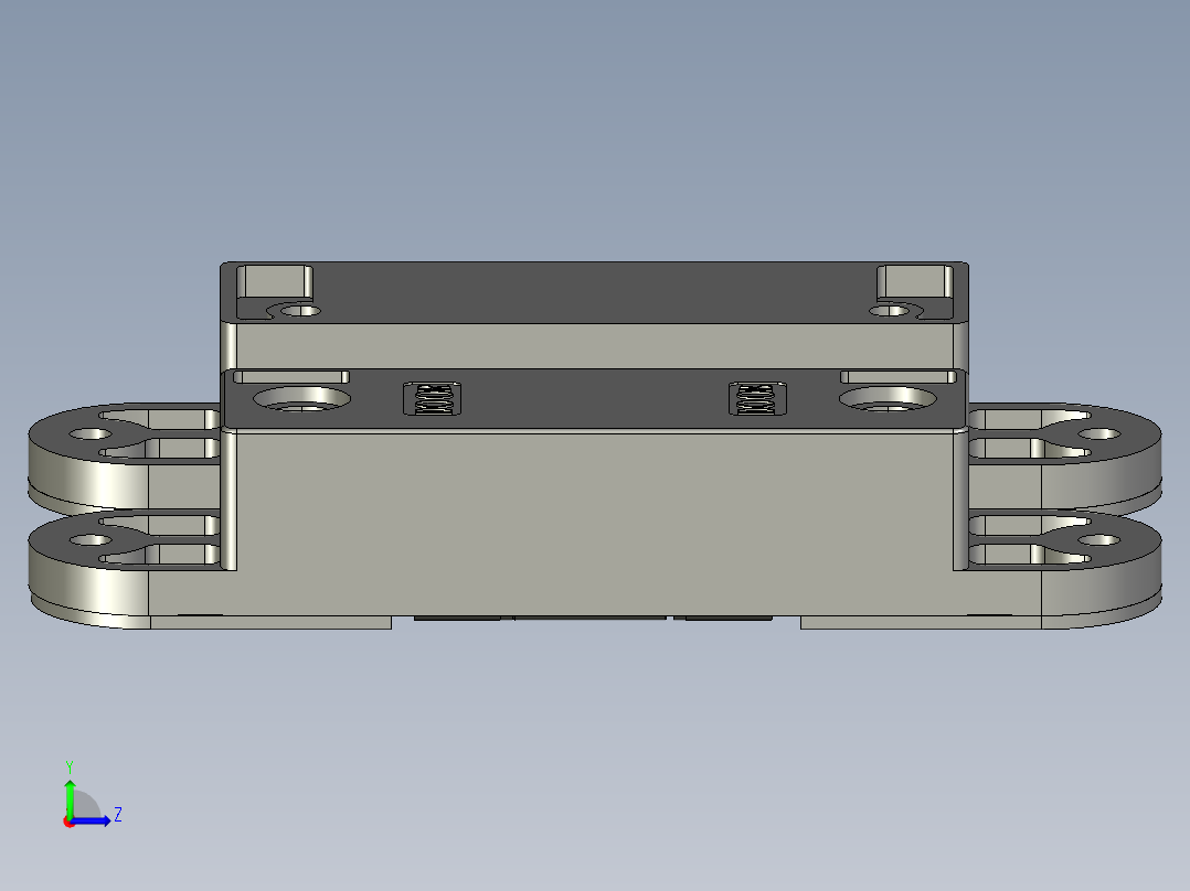 铰链合页集中左视图