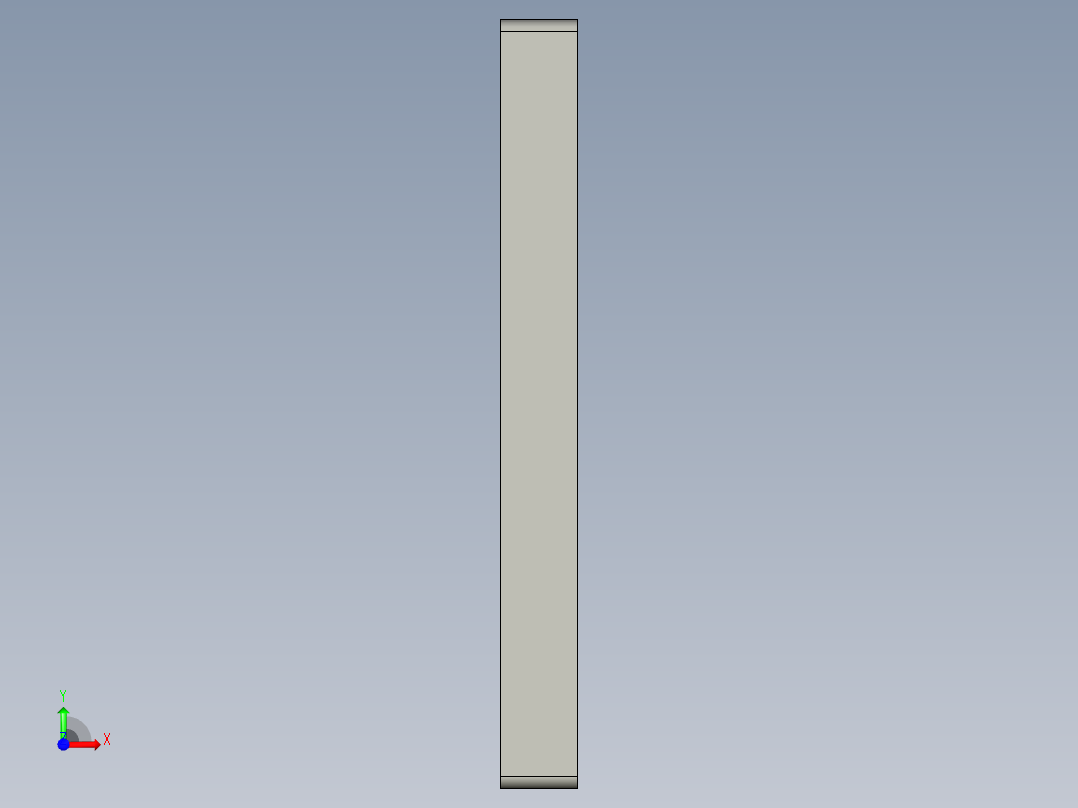 支缸支架F-SC100FA前视图