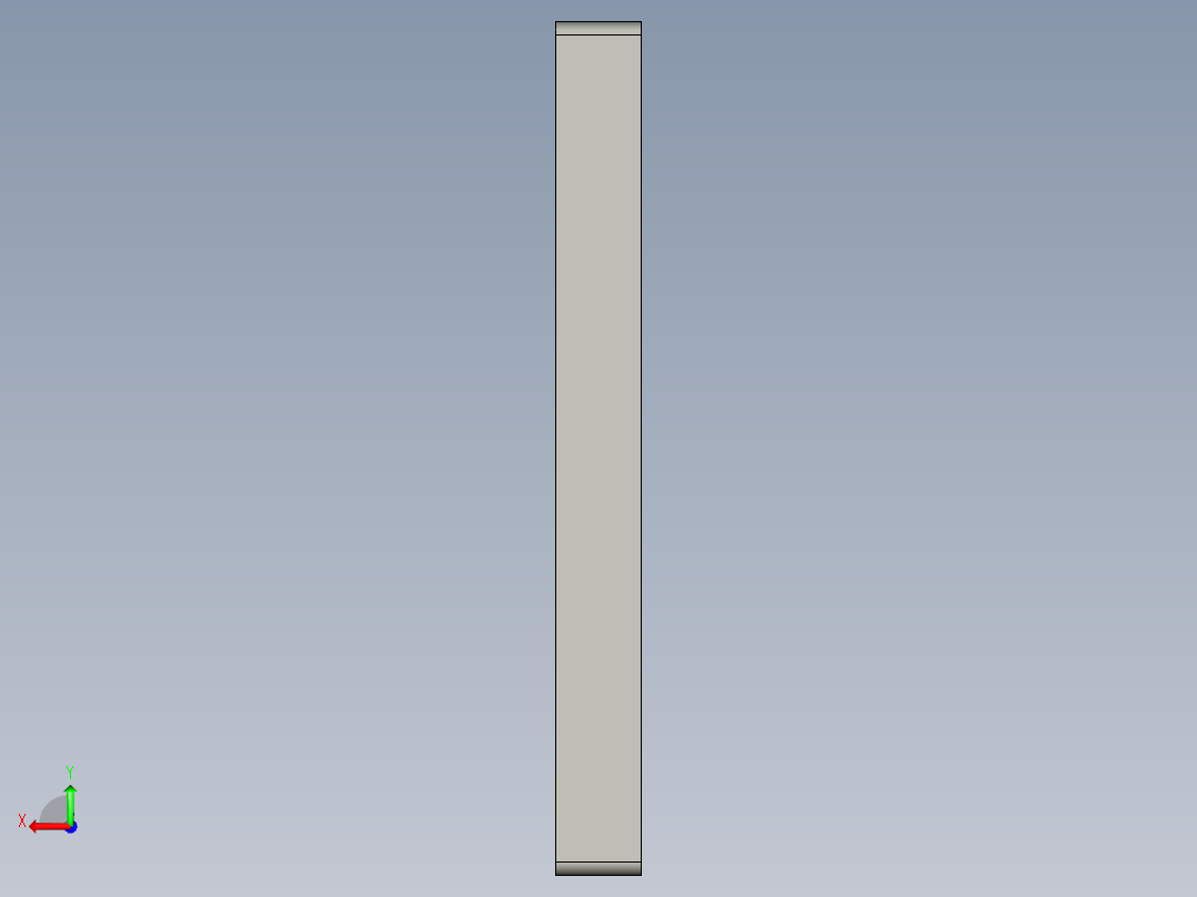 支缸支架F-SC100FA后视图