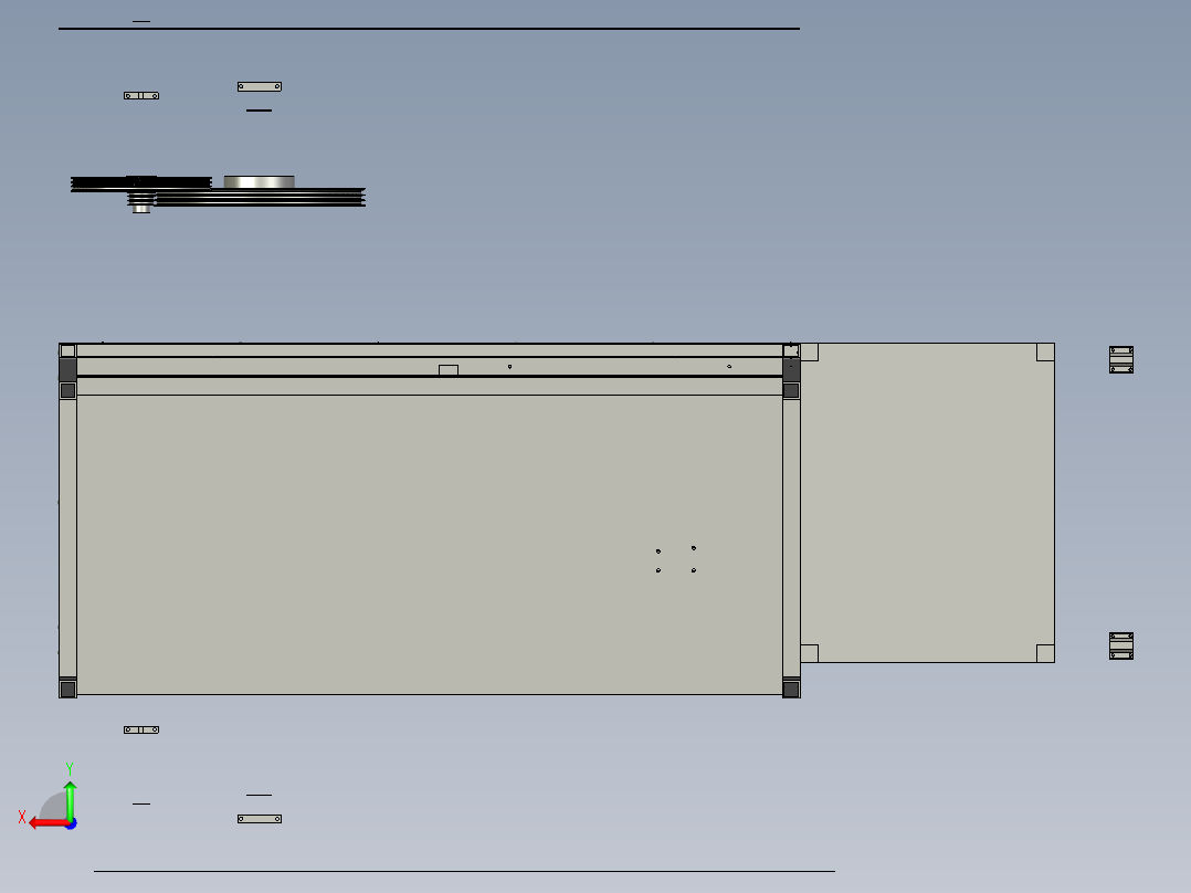 全自动旋转电热式烤肠后视图