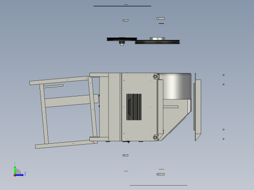 全自动旋转电热式烤肠左视缩略图