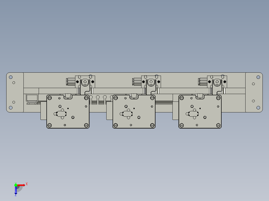 上方测试模组俯视图