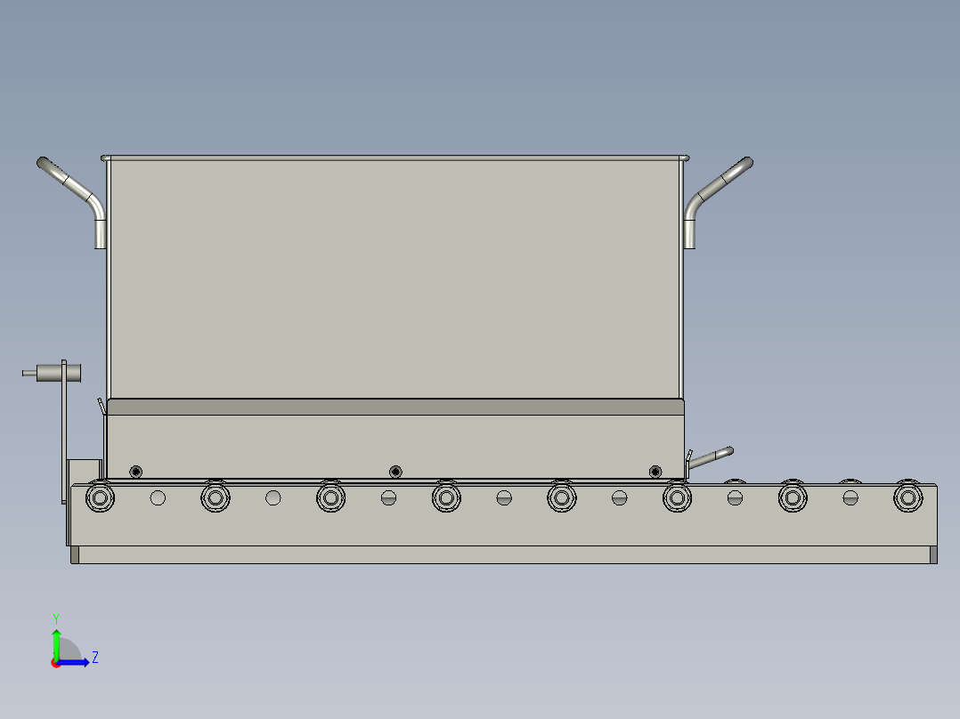 1800尺寸NG收料装置-LXYC-BOSS左视图