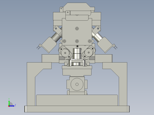 光纤微型连接器的机械设计和制造左视缩略图