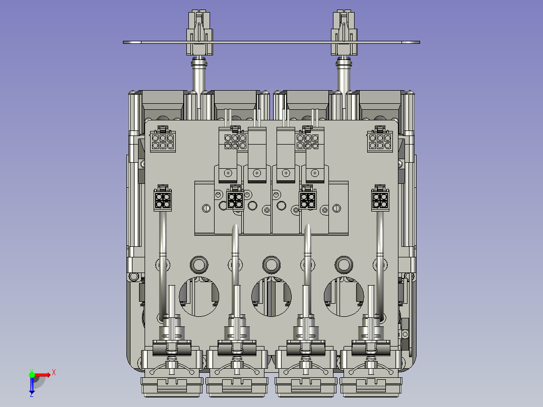 平台试插件机俯视图