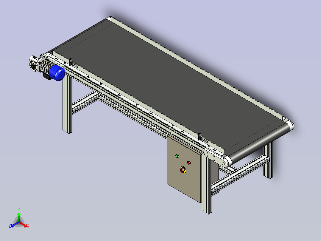 传送带正等轴测图