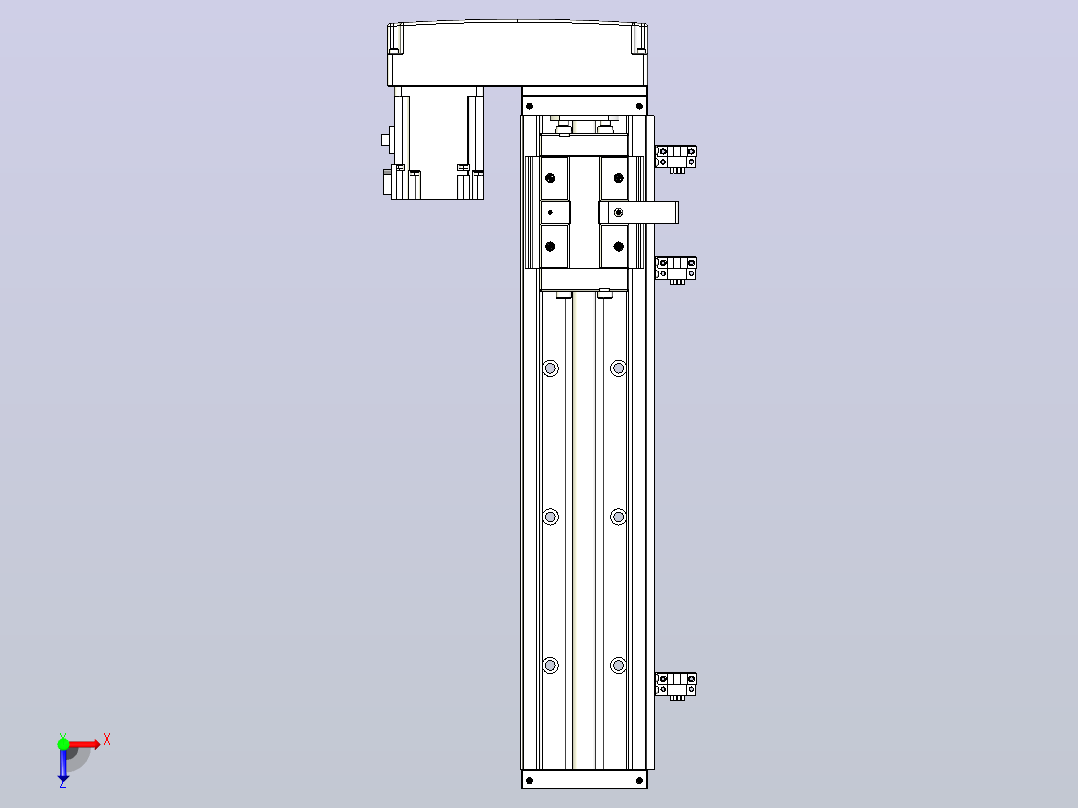 钢基模组TPA-KSR-8610C-440A1-ML-H0S1俯视图