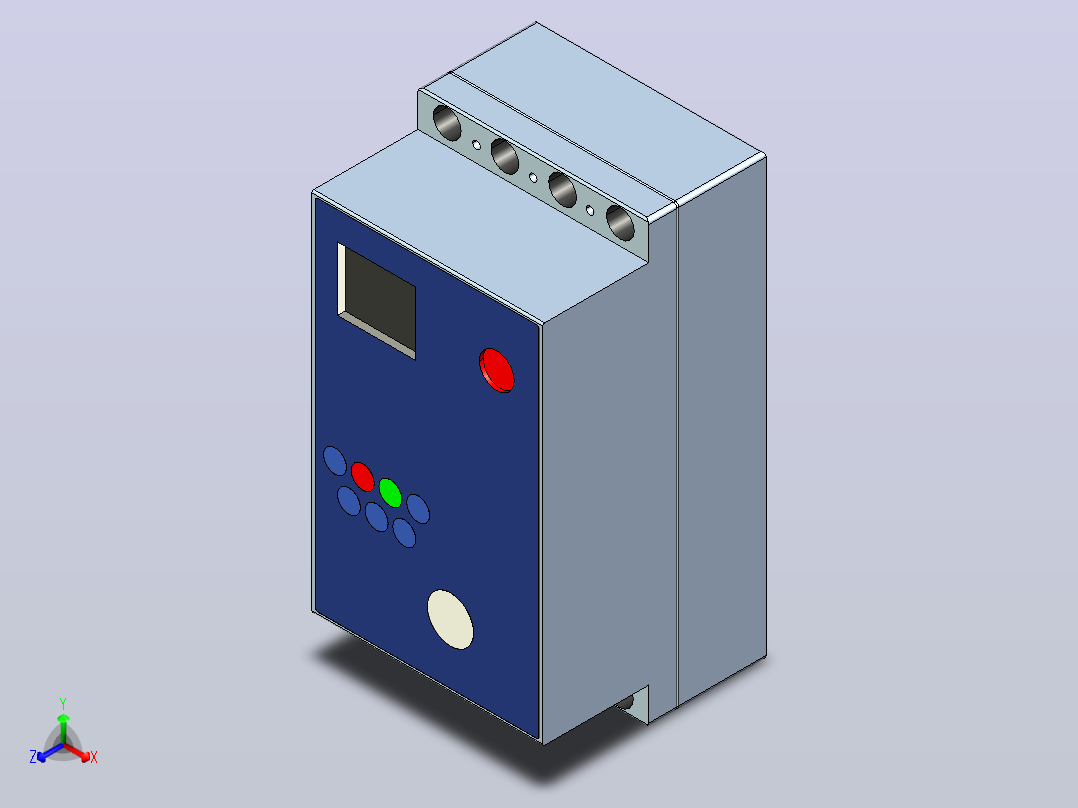 RDM30LE系列智能漏电断路器[RDM30LE-100-Y1]主视图