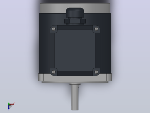 80AC(25W)微型交流（圆轴）基本型电机[80YS25WDV22H]俯视缩略图