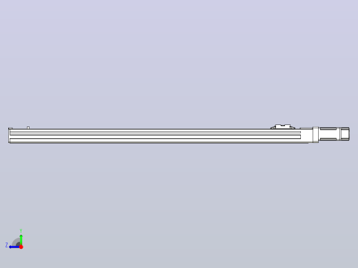 无尘螺杆滑台KCH5M-750-BC-100W-C4右视缩略图