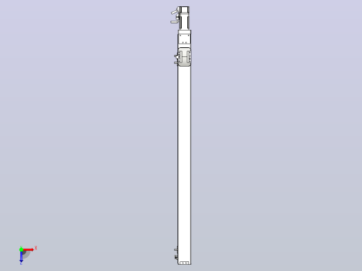 无尘螺杆滑台KCH5M-750-BC-100W-C4俯视缩略图