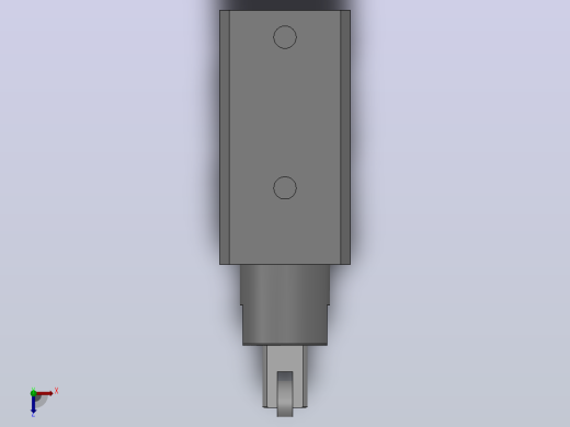 RSQ（φ16-φ20）滚轮型止动气缸[RSQB16-15DR]俯视缩略图