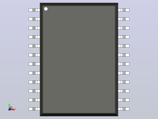 106x SOIC 封装（小外形集成电路）SOIC127P1420X350-24N前视缩略图