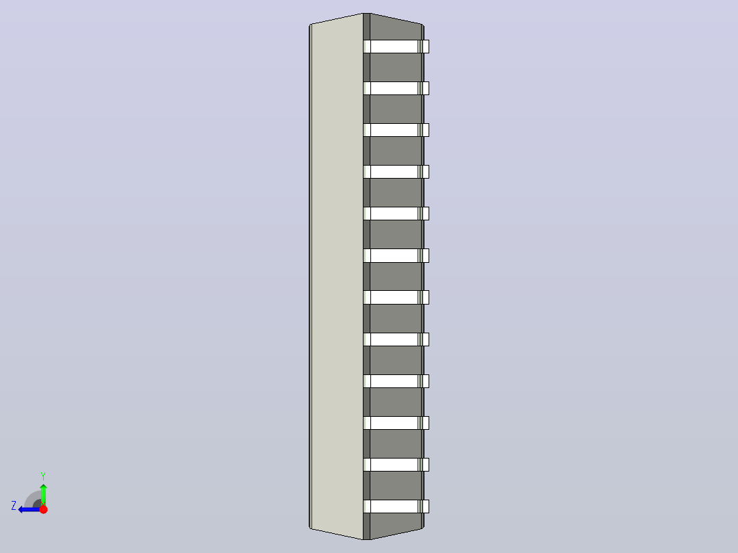 106x SOIC 封装（小外形集成电路）SOIC127P1420X350-24N右视图