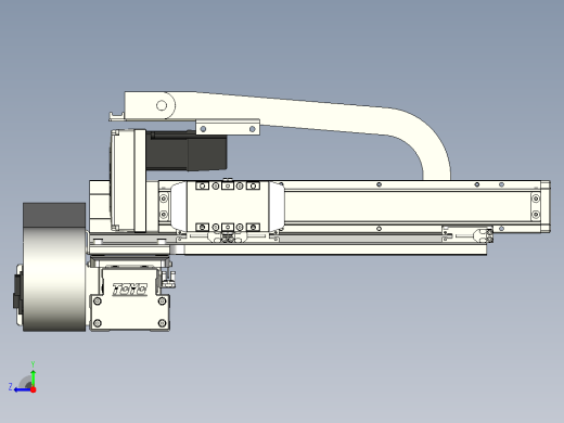 XYGT320-A1-400-250-M-C-0001负载5-8KG XY丝杆模组 内嵌式 XYGT320-A1 替换东佑达TOYO直线滑台模组右视缩略图