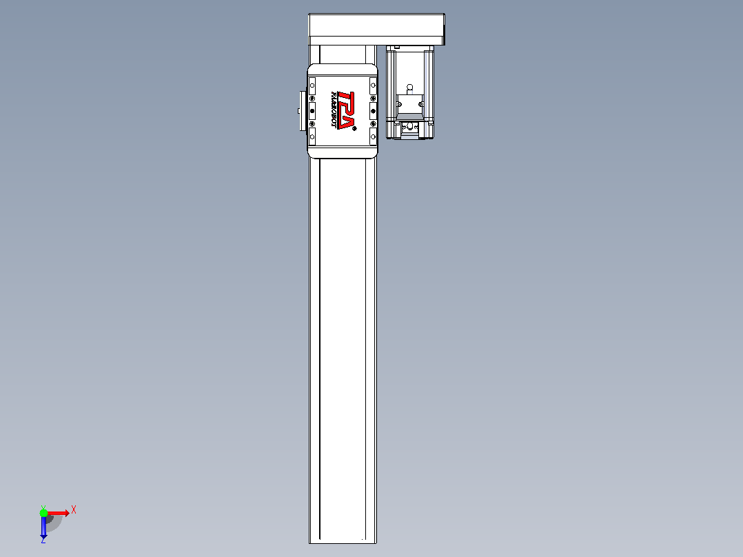 滚珠丝杠直线轴带导轨全封闭TPA-HCR-85D-1610C-L450-ML-Y-P20-N3俯视图