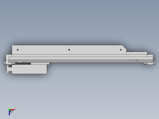 托盘抽拉机构俯视缩略图