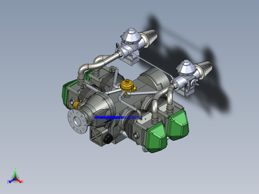 TF-X飞行概念车造型3D模型图纸 ProE设计正等轴测缩略图
