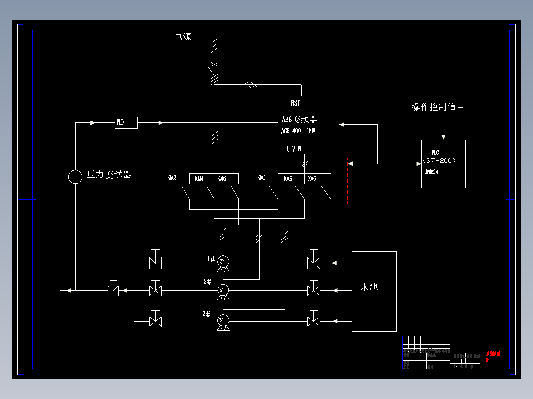 基于plc恒压供水变频控制系统设计