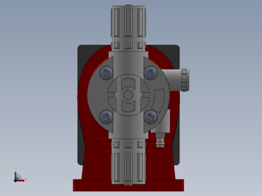 solidworks 计量泵前视缩略图