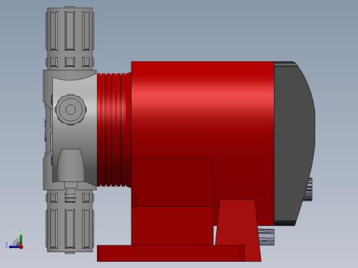 solidworks 计量泵右视缩略图