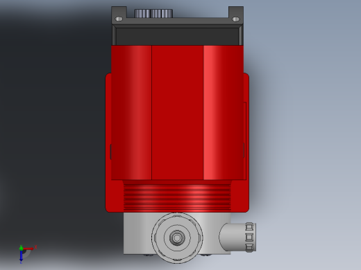 solidworks 计量泵俯视缩略图