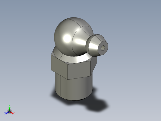 油嘴正等轴测缩略图