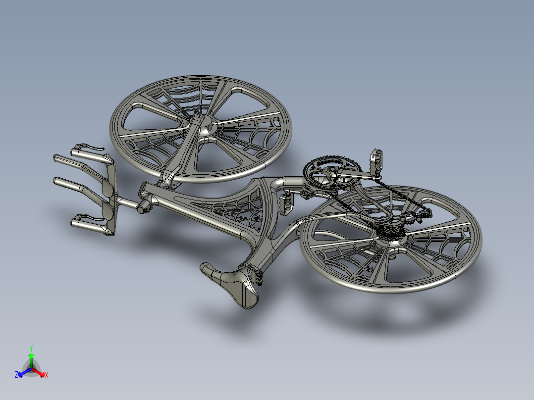 创新结构自行车设备