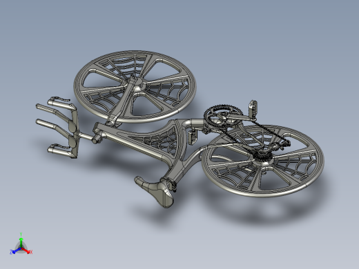 创新结构自行车设备