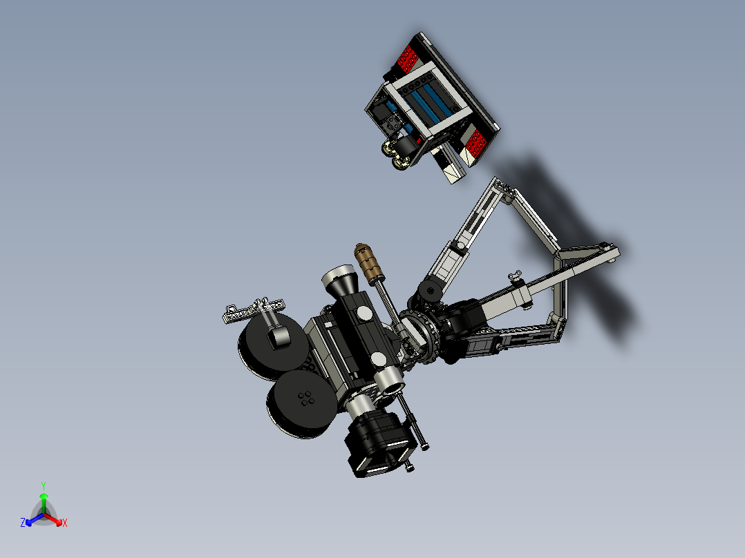 迪士尼摄影机拼装模型3D图纸 STP格式