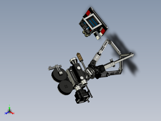迪士尼摄影机拼装模型3D图纸 STP格式