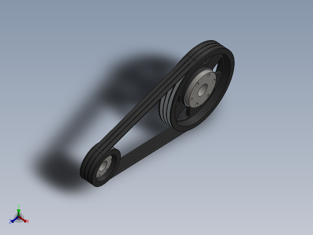 伍兹滑轮、衬套和皮带配置