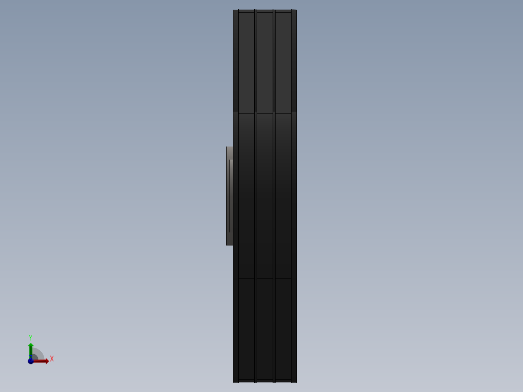 伍兹滑轮、衬套和皮带配置前视图