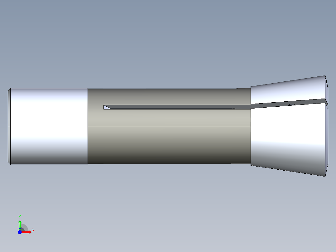 R8-夹头组-R8 COLLET 0.9375.STEP前视图