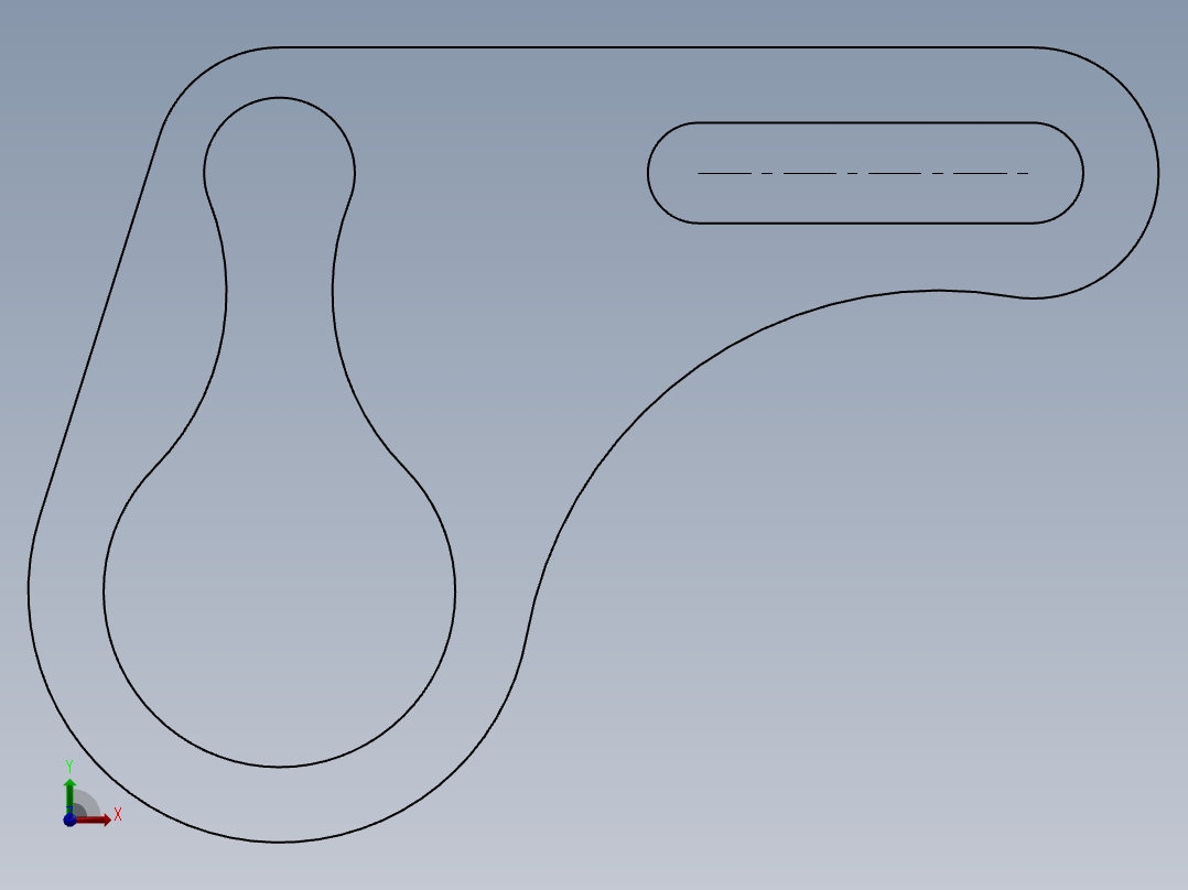 SW建模练习题-exercise 36主视图
