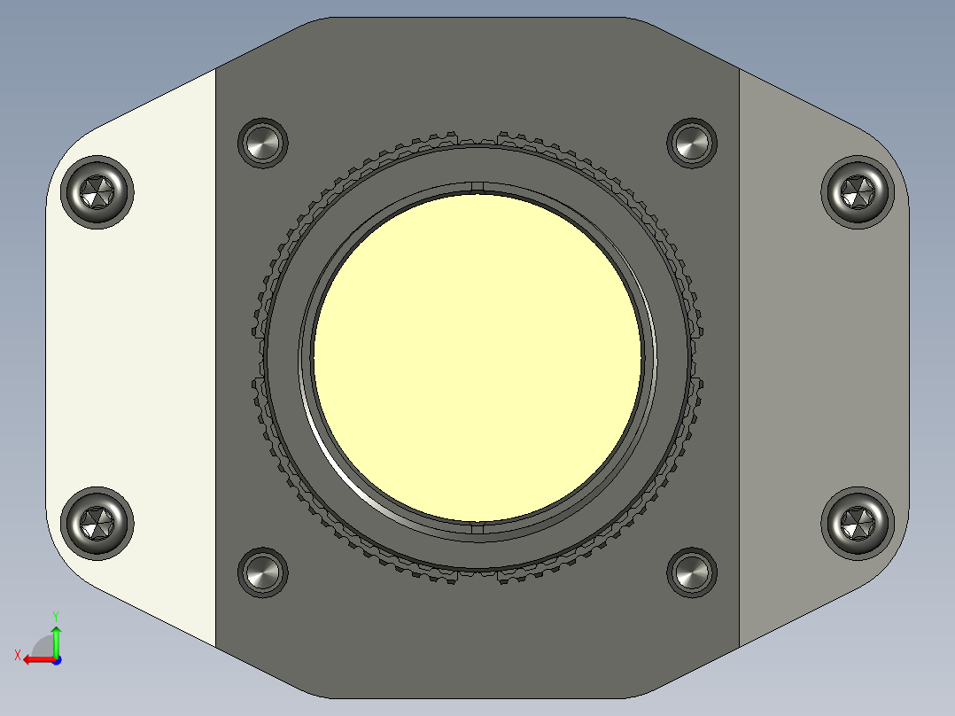 sCMOS相机（科研相机）后视图