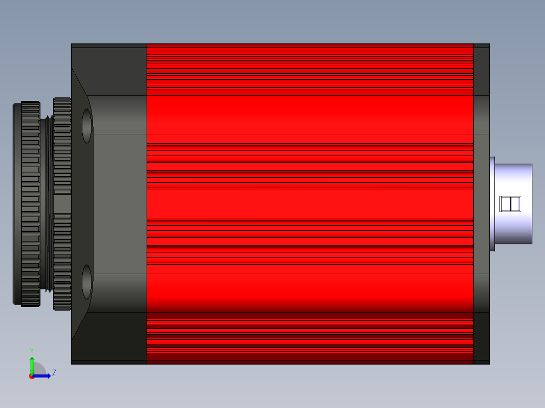 sCMOS相机（科研相机）左视图