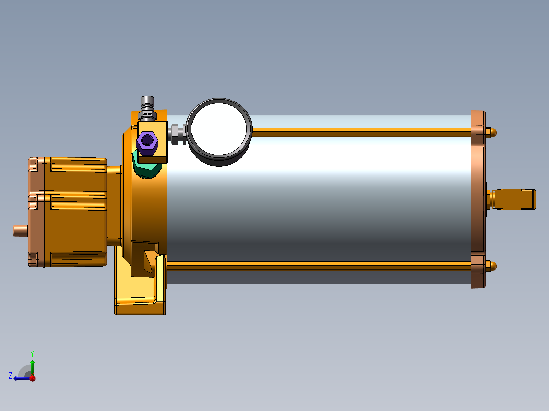 多点电动油脂润滑泵==1020958=100右视图