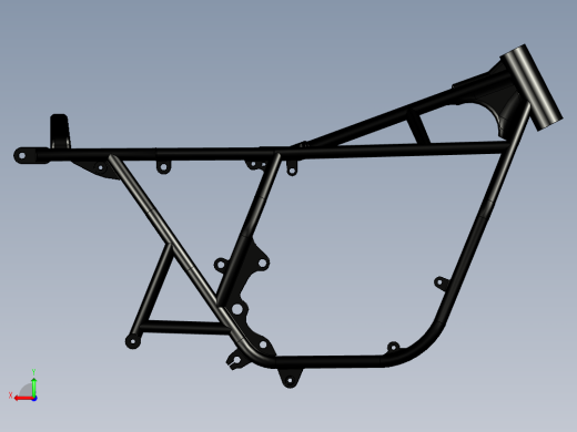 Honda CB75本田车架后视缩略图