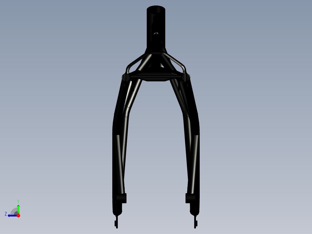 Honda CB75本田车架右视图