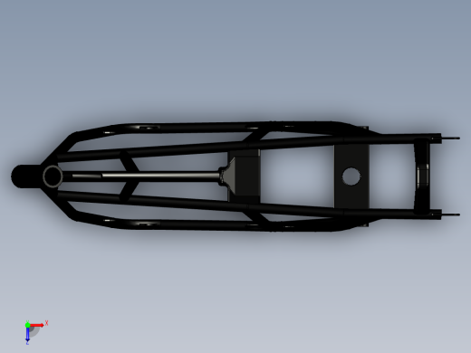 Honda CB75本田车架俯视缩略图
