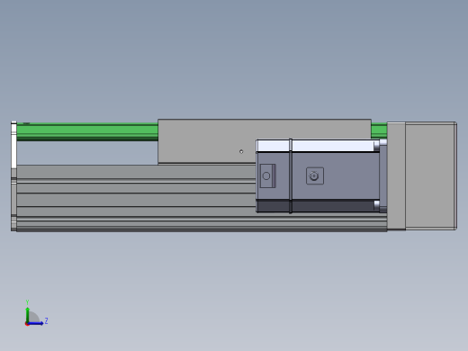 MTH丝杆半封闭模组MTH22-BR-750W左视缩略图