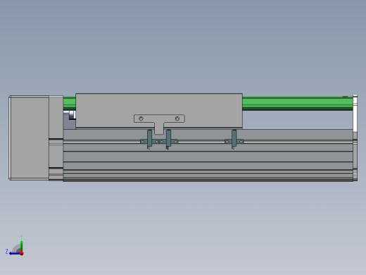 MTH丝杆半封闭模组MTH22-BR-750W右视缩略图