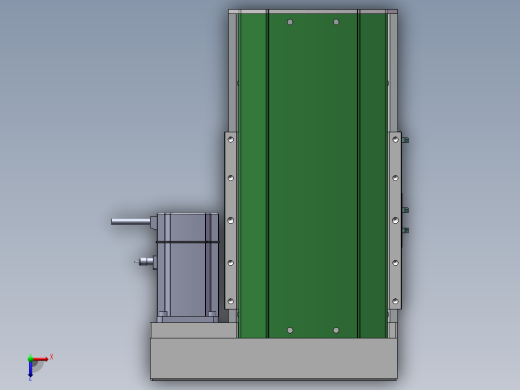 MTH丝杆半封闭模组MTH22-BR-750W俯视缩略图