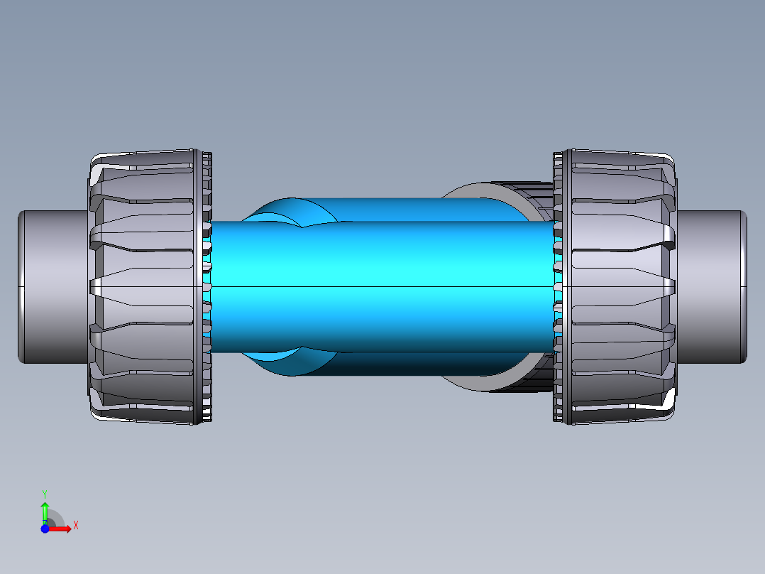 9RVUAT PVC-U透明。随着溶剂焊接女工会端滤沙，系列标准前视图