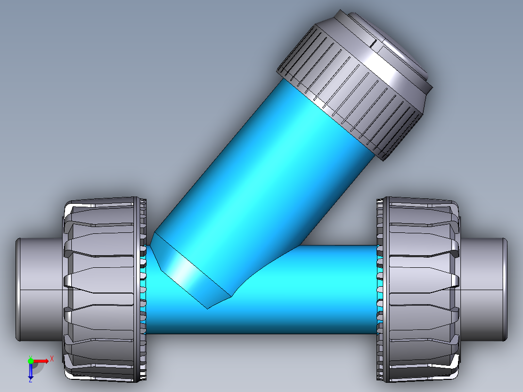 9RVUAT PVC-U透明。随着溶剂焊接女工会端滤沙，系列标准俯视图